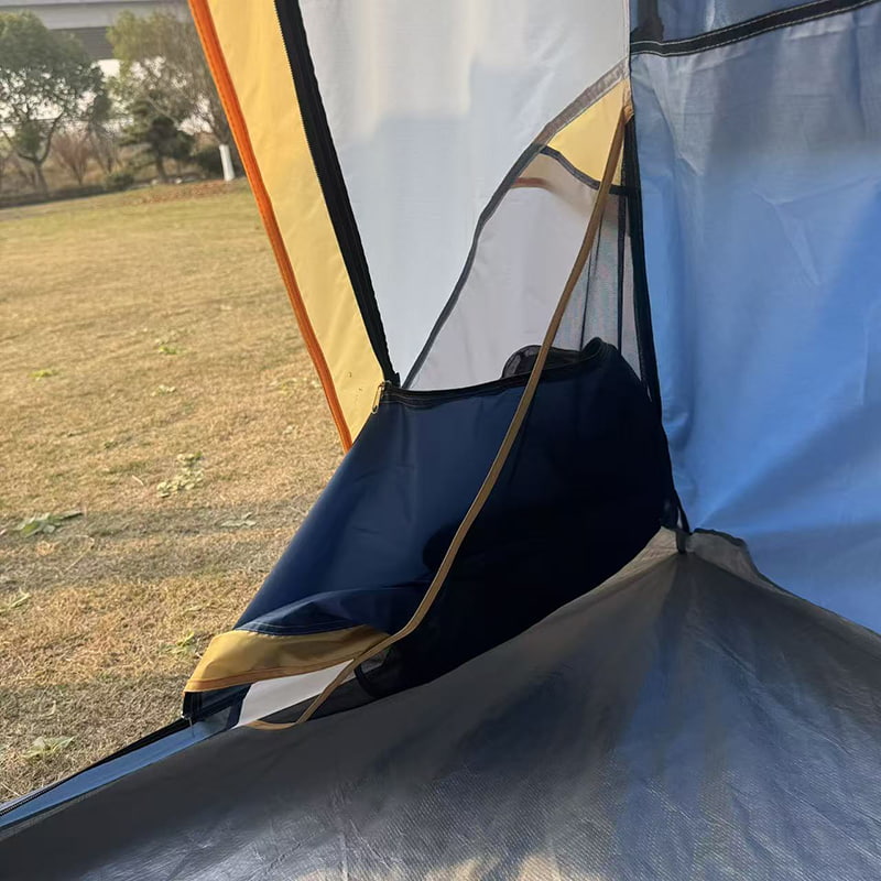 Cort de camping în formă de cupolă, ușor de instalat, pentru 3/4/6/8 persoane