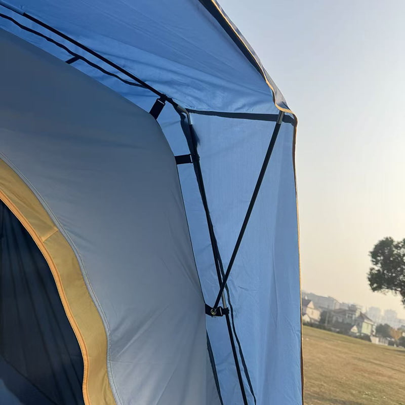 Cort de camping în formă de cupolă, ușor de instalat, pentru 3/4/6/8 persoane