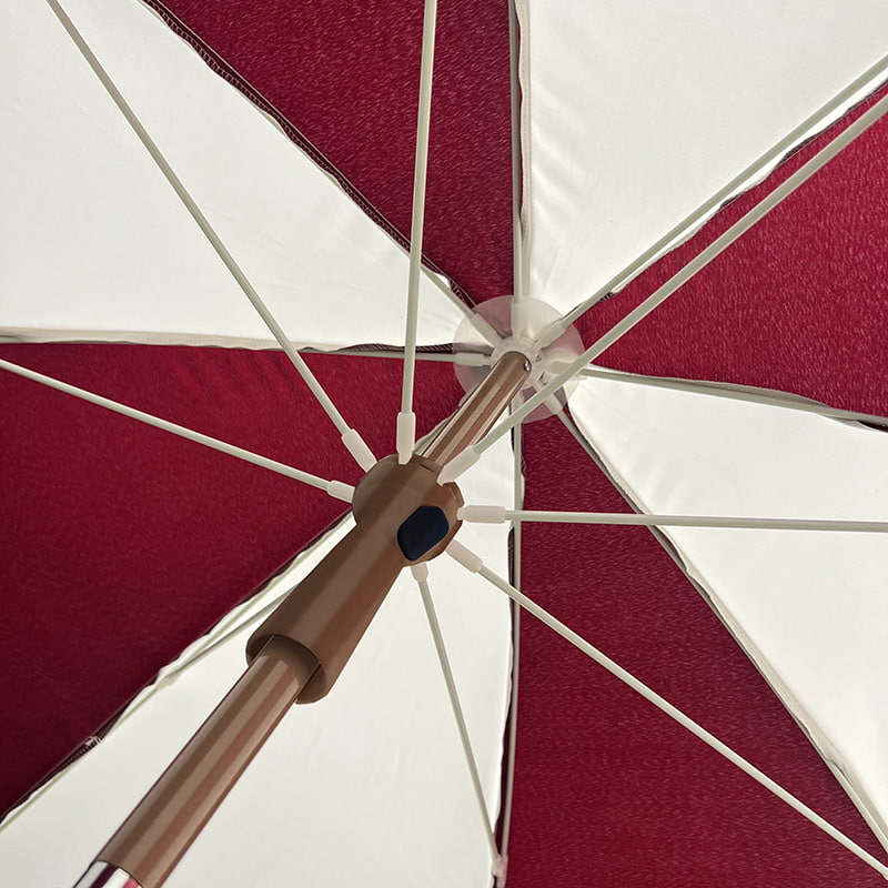 Cadru din fibră 2M, arbore ușor din aluminiu, umbrelă de soare obișnuită.