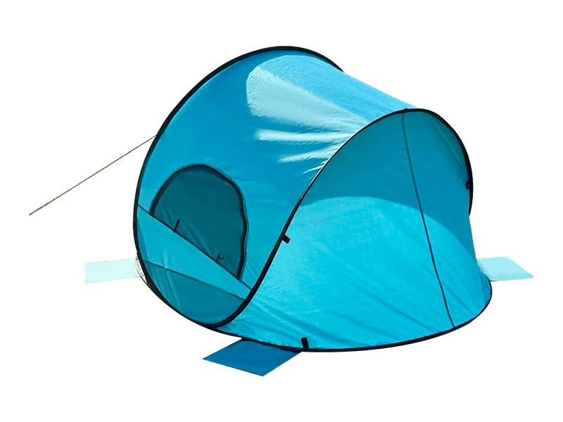 Cort de plajă portabil cu instalare rapidă pentru mai multe persoane