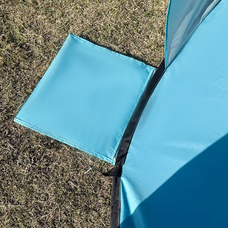 Cort de plajă portabil cu instalare rapidă pentru mai multe persoane