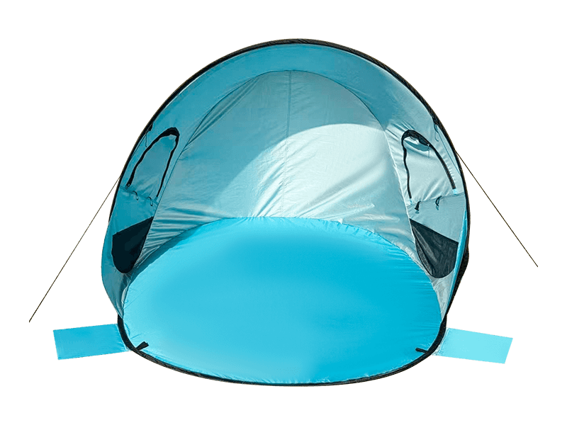 Cort de plajă portabil cu instalare rapidă pentru mai multe persoane