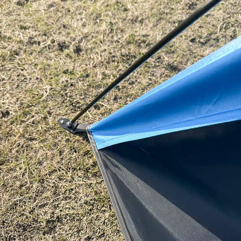 Cort de plajă ușor, ventilat pe trei părți