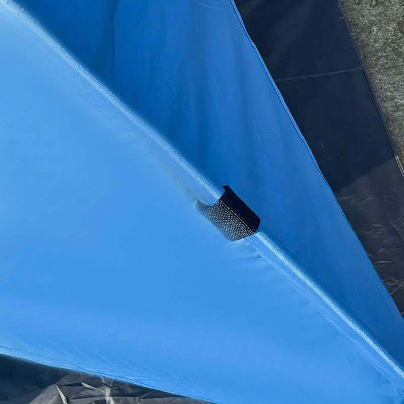 Cort de plajă ușor, ventilat pe trei părți