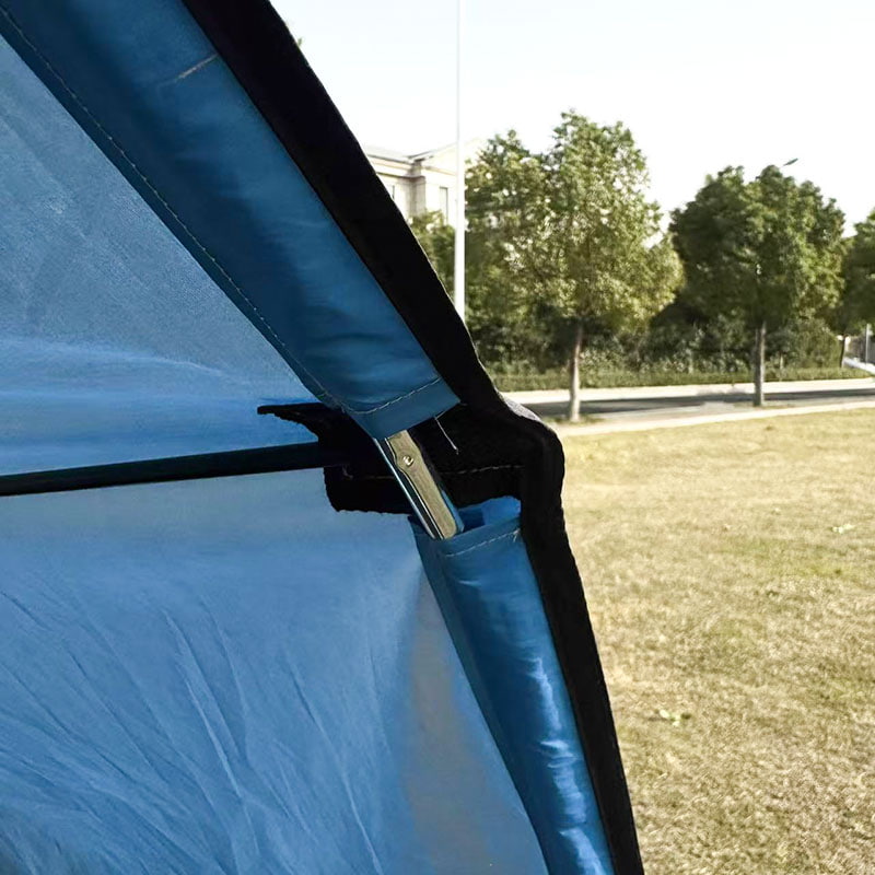 Cort de camping pe plajă în aer liber cu covoraș integrat