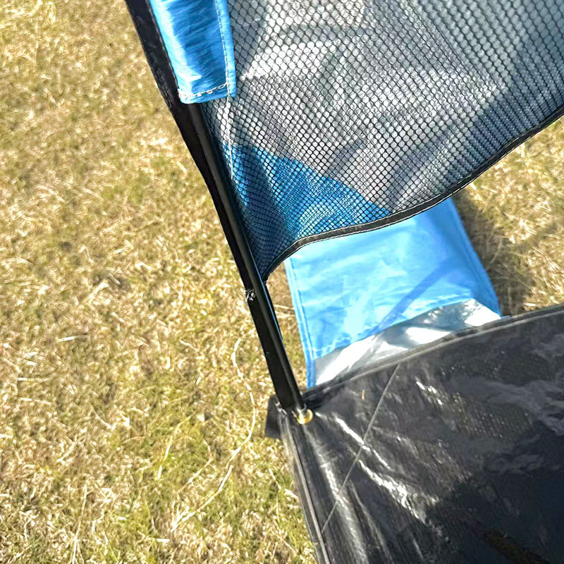 Cort de camping pe plajă în aer liber cu covoraș integrat