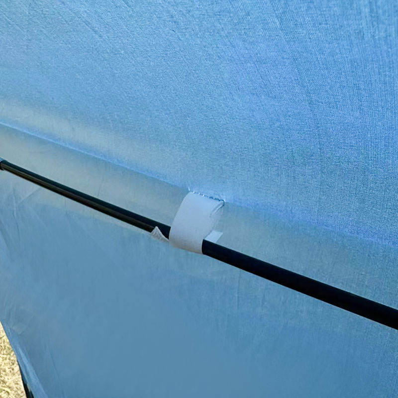 Cort de camping pe plajă în aer liber cu covoraș integrat