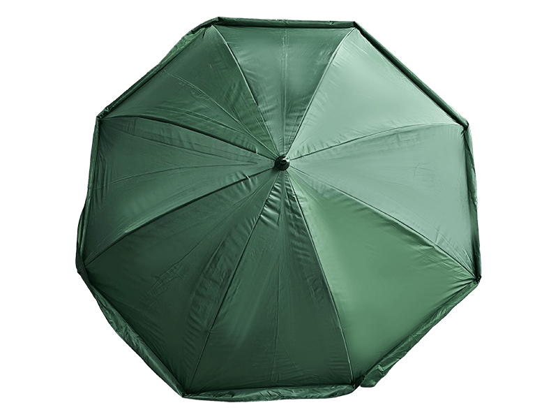 Umbrelă cu baldachin verde militar de 2,2 m
