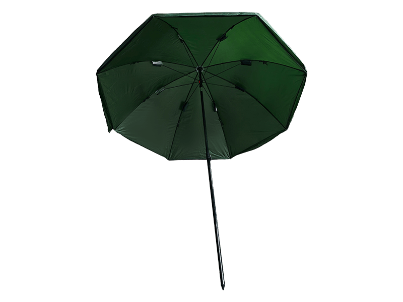 Umbrelă cu baldachin verde militar de 2,2 m
