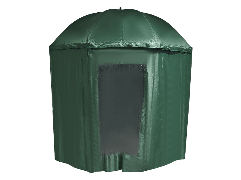 Umbrelă cu baldachin verde militar de 2,2 m