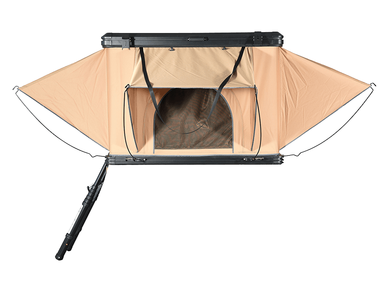 Cort de camping pe acoperiș cu scară Cort de camping pe acoperiș cu scară