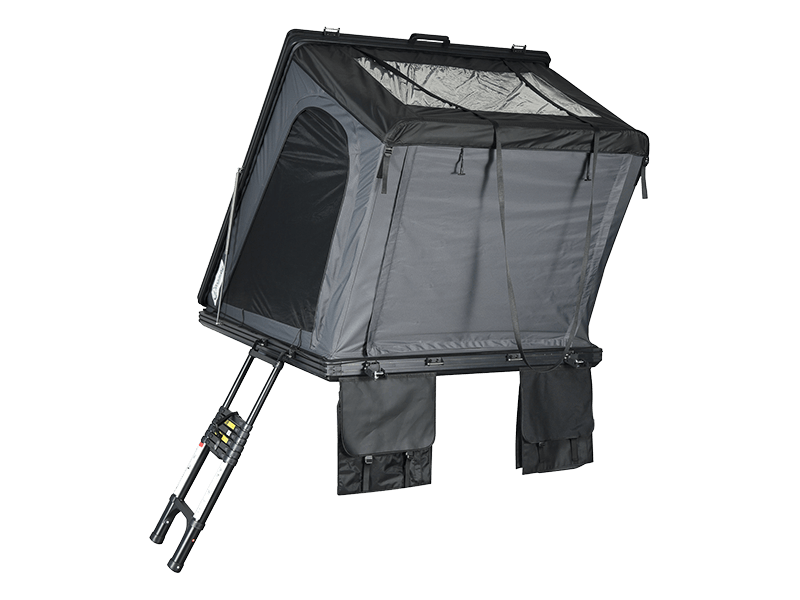Cort de camping pe acoperiș cu scară Cort de camping pe acoperiș cu scară