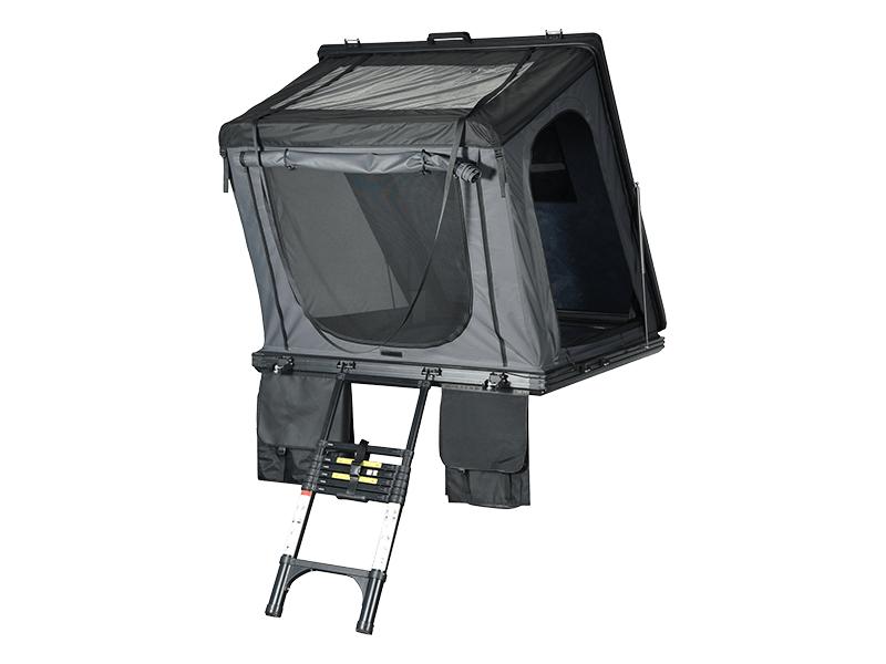 Cort de camping pe acoperiș cu scară Cort de camping pe acoperiș cu scară
