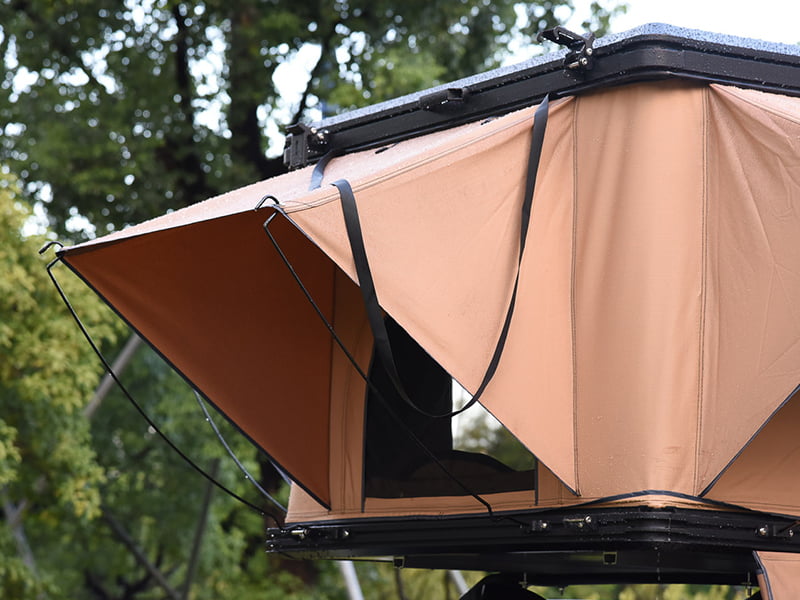 Cort de camping pe acoperiș cu scară Cort de camping pe acoperiș cu scară
