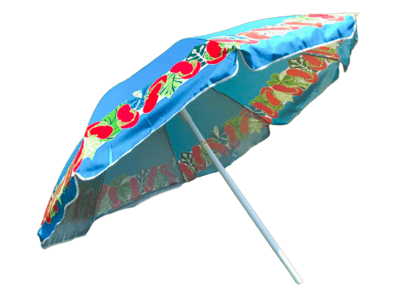 Umbrelă de plajă cu mai multe culori