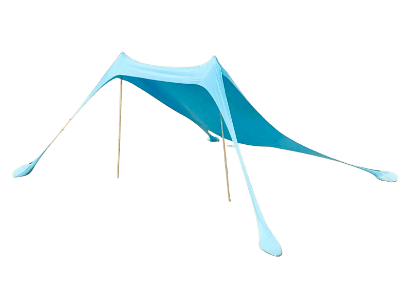 Cort de plajă portabil cu umbrelă de soare All-In-One Lycra