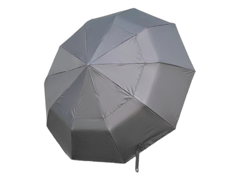 Umbrelă mare cu mâner din lemn cu două straturi, complet automată
