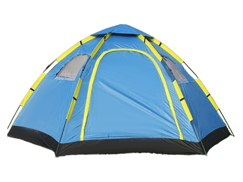 Cort de camping hexagonal automat pentru exterior
